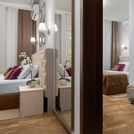 APART DOUBLE LUX (2 спальни КОННЕКТ) до 5 гостей. Фото 18