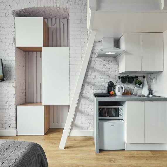 Улучшенный номер студио с видом на Невский проспект DBL+SINGLE/TRIPLE. Фото 3