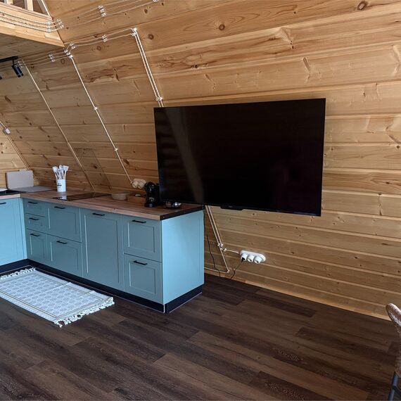 A-frame «Терракот» домик из дерева 4х местный. Фото 10