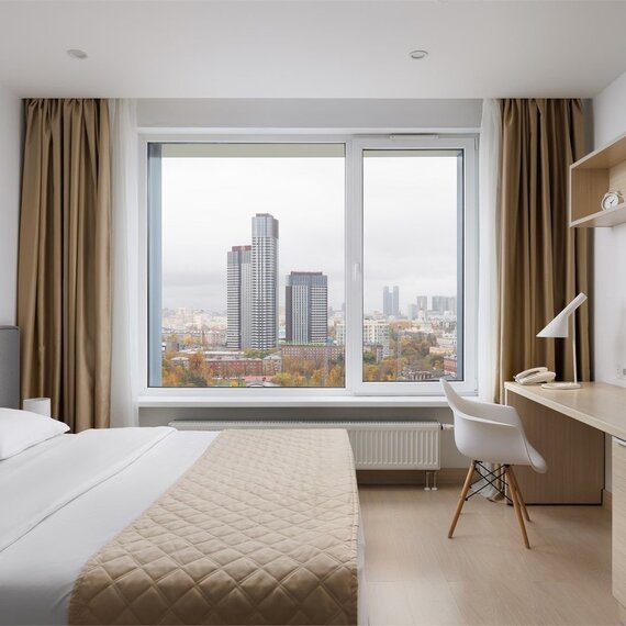 Стандарт с одной большой кроватью (Ботаника). Фото 18