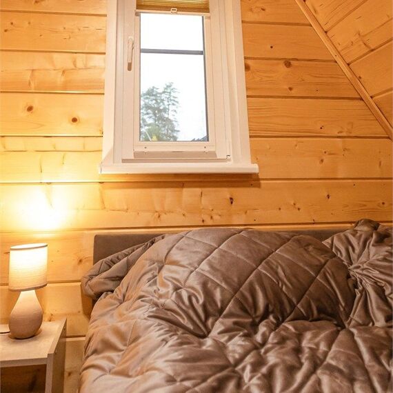 A-frame «Петрол» домик из дерева 4х местный. Фото 13