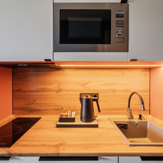 Классик с 2 односпальными кроватями и кухней. Фото 6