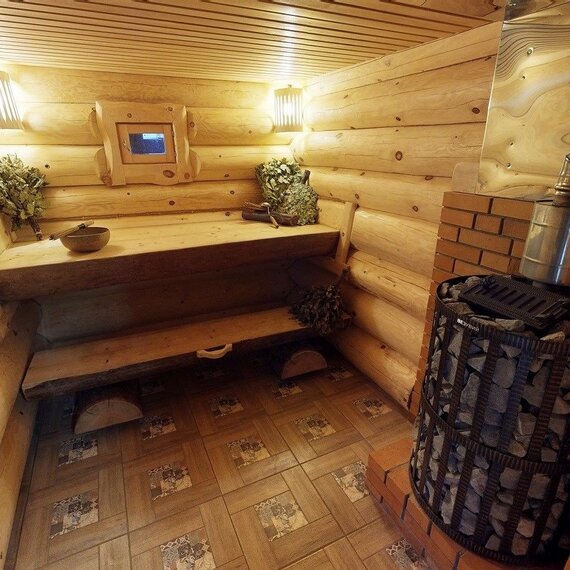 Банная изба с чаном. Фото 7