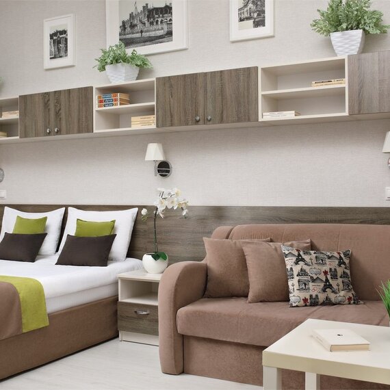 Апартаменты Park & House № 1 (кухня и ванна) до 5 гостей. Фото 14