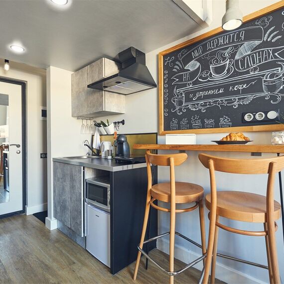 Улучшенный номер-студио с видом на Невский проспект DBL+SINGLE. Фото 16