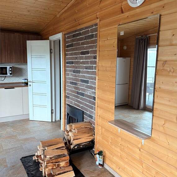 Дом-баня с чаном, спальней и кухней-гостиной. Фото 19