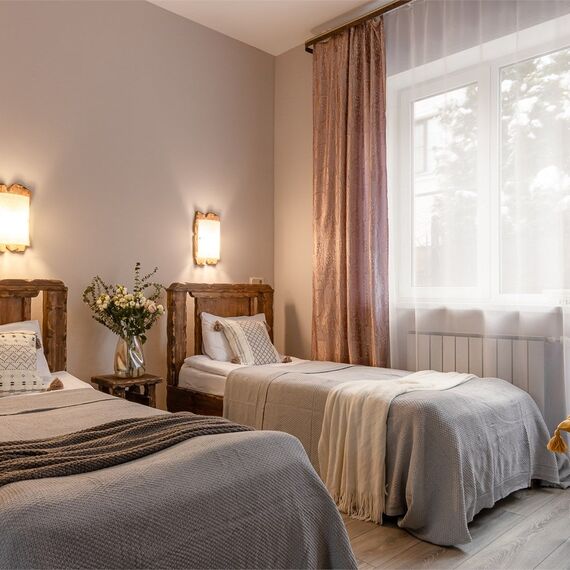 Стандартный номер с 1 или 2 кроватями. Фото 1