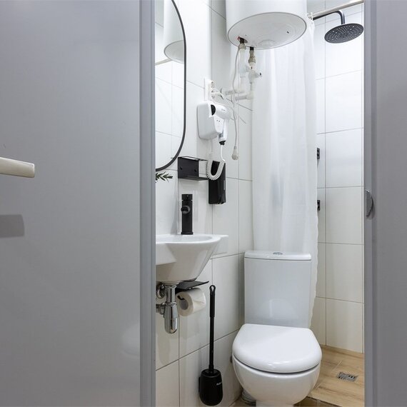 Одноместные Апартаменты с кухней. Фото 12