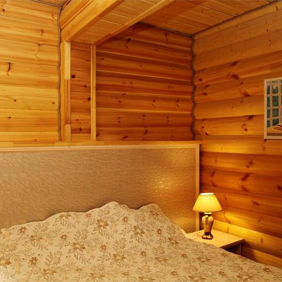 Двуспальный номер в Эко-Домике. Фото 35