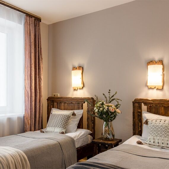 Стандартный номер с 1 или 2 кроватями. Фото 4