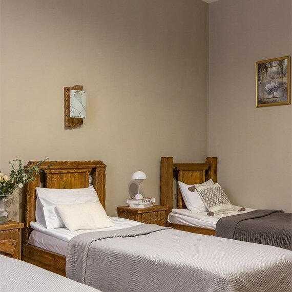 Трехместный номер с раздельными кроватями. Фото 22