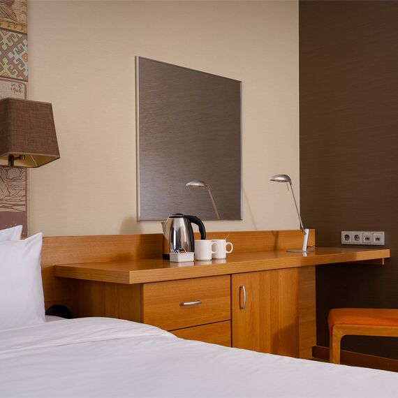 Стандартный номер с двуспальной кроватью. Фото 3