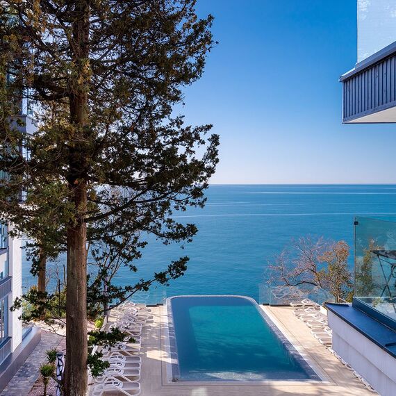 Deluxe c видом на бассейн и море № 310. Фото 2