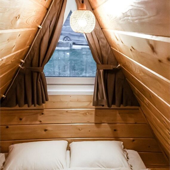 A-frame «Петрол» домик из дерева 4х местный. Фото 7