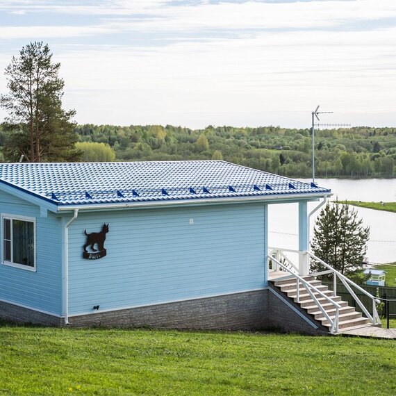 Большой дом с камином и кухней  для двоих. Фото 12