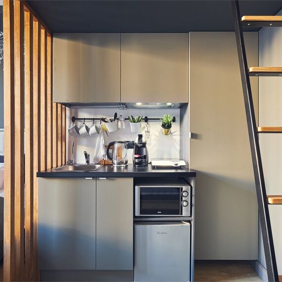 Улучшенный номер-студио с видом на Невский проспект DBL+SINGLE. Фото 19