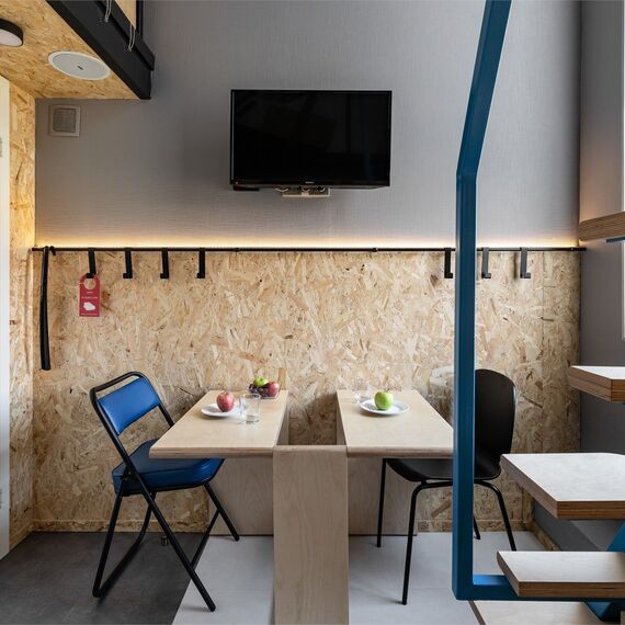 Дизайнерские двухуровневые апартаменты