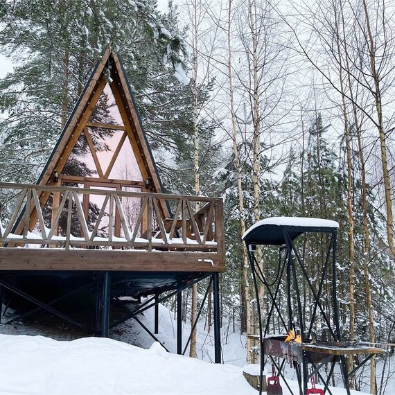 А-Фрейм «Лесной орех». Фото 46