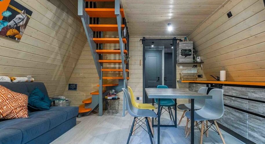Атмосферные коттеджи A-frame ЁLKI в Новожилово - Фото 5
