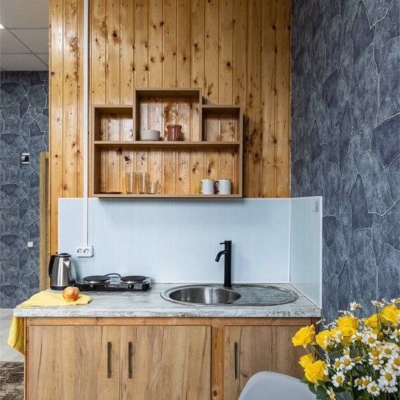 Двухместные Апартаменты с кухней. Фото 3