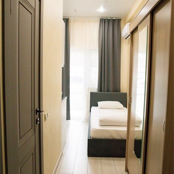 Одноместная студия с балконом. Фото 6