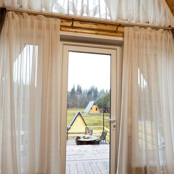 A-frame «Петрол» домик из дерева 4х местный. Фото 14