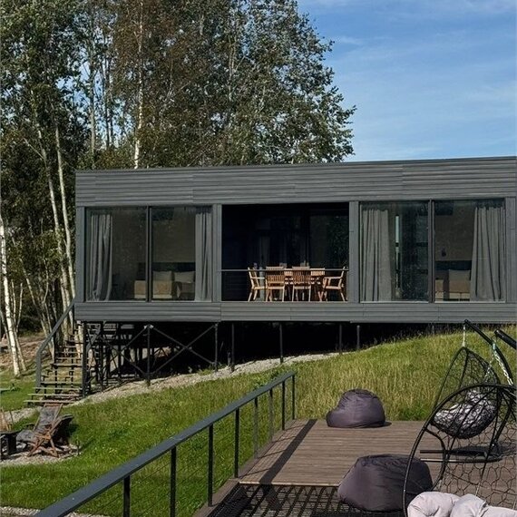 Дом для семьи или компании с 2-мя спальнями сауной и купелью. Фото 17