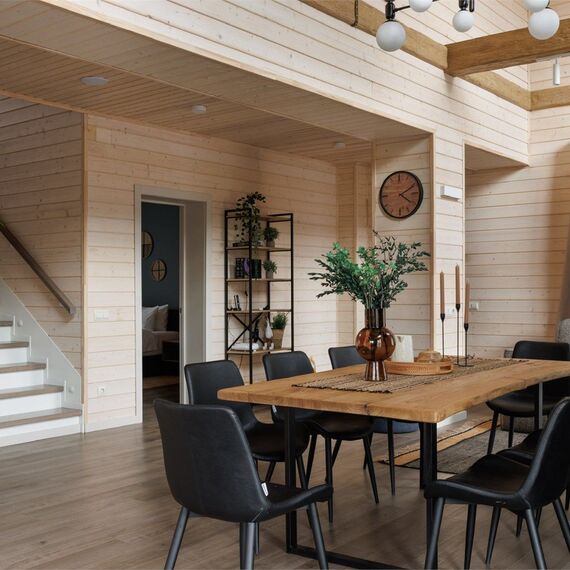 Двухэтажный коттедж с дровяным камином и личной зоной BBQ. Фото 2