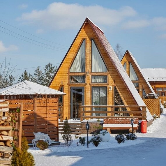 4 Гостевой дом A-Frame. Фото 18