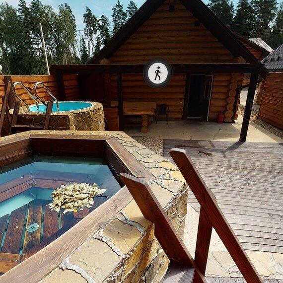 Банная изба с чаном. Фото 5