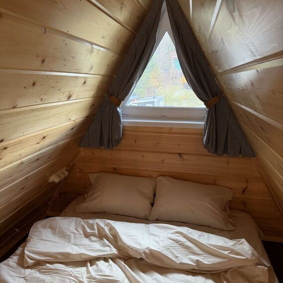 A-frame «Графит» домик из дерева 4х местный. Фото 5