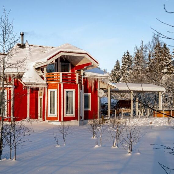 ШАЛЕ ДЕ ЛЮКС ИЗ БРУСА С КУПЕЛЬЮ НА ДРОВАХ. Фото 8