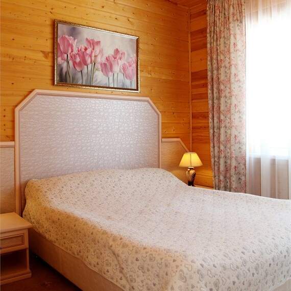 Двуспальный номер в Эко-Домике. Фото 21
