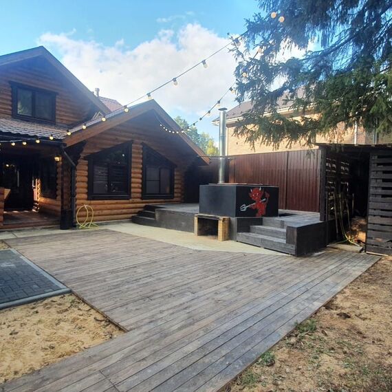 Коттедж с баней и чаном. Фото 18