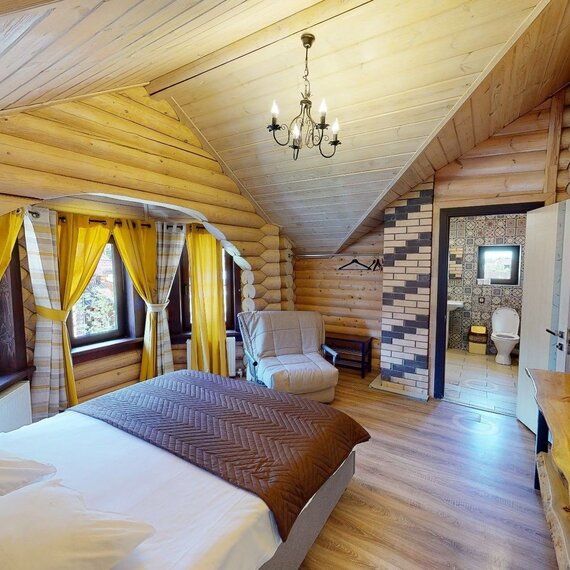 Коттедж с баней и чаном. Фото 9