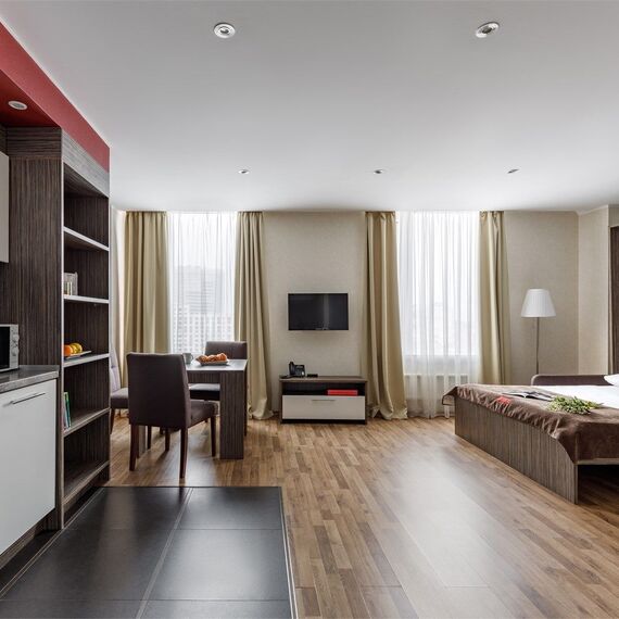 Семейный Люкс 2-х комнатный (2 двуспальные кровати-трансформеры). Фото 1