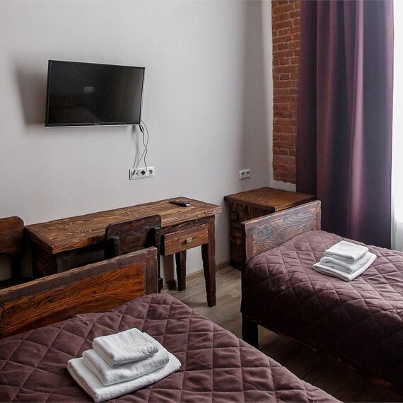 Стандартный номер с 2 кроватями. Фото 2