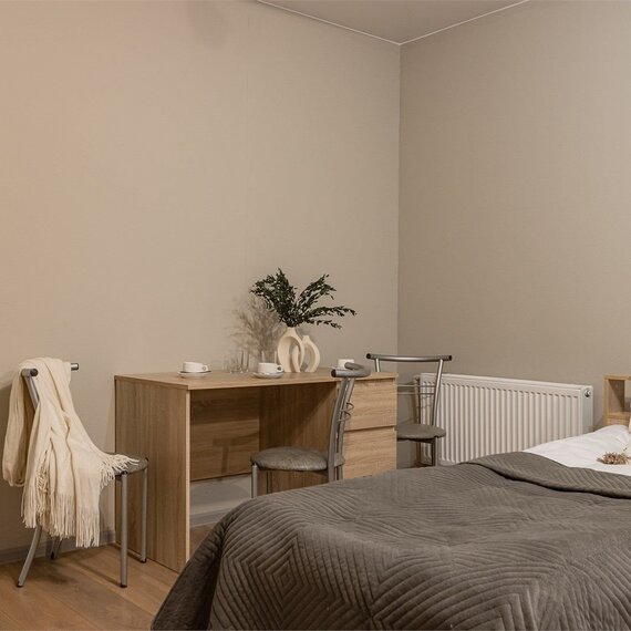 Трехместный номер с раздельными кроватями. Фото 15