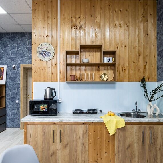 Трехместные Апартаменты с кухней. Фото 10