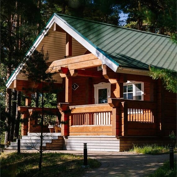 Семейный коттедж с детской мансардой 60 кв.м.. Фото 4