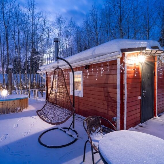 ДОМ ОХОТНИКА С КУПЕЛЬЮ НА ДРОВАХ. Фото 11