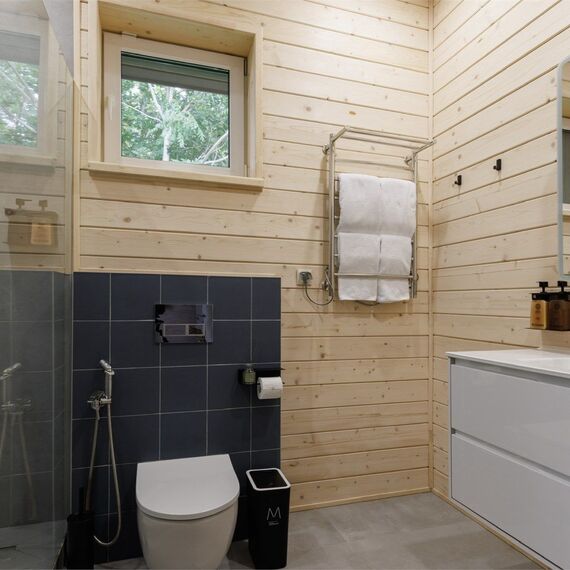 Двухэтажный коттедж с дровяным камином и личной зоной BBQ. Фото 13