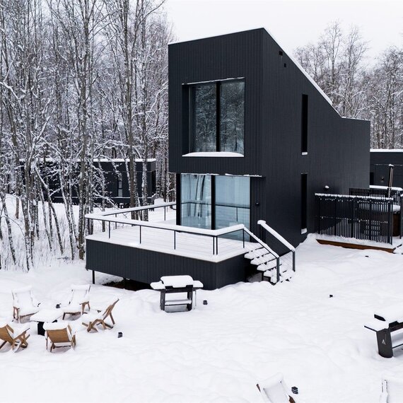 Семейный дом с 2-мя спальнями, сауной и террасой на 2 этаже без купели. Фото 10