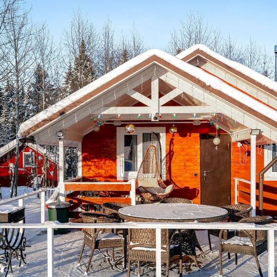 ДОМ У ОЗЕРА С КУПЕЛЬЮ НА ДРОВАХ. Фото 13