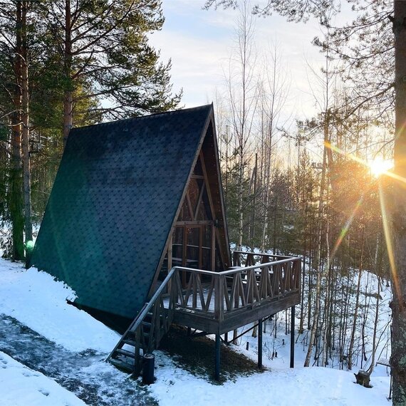 А-Фрейм «Лесной орех». Фото 65