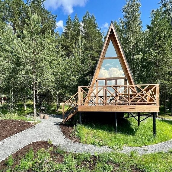 А-Фрейм «Золотой дуб». Фото 21