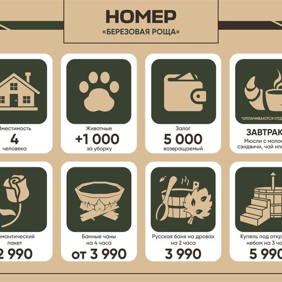 Номер «Березовая роща». Фото 32