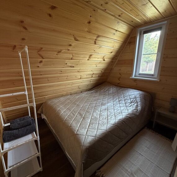 A-frame «Графит» домик из дерева 4х местный. Фото 13