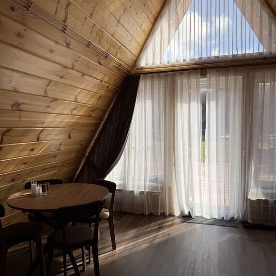 A-frame «Графит» домик из дерева 4х местный. Фото 20