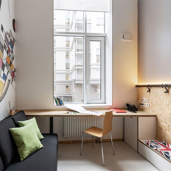 Дизайнерские двухуровневые апартаменты